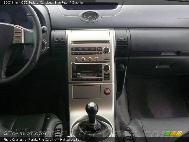 Caribbean Blue Pearl / Graphite 2003 Infiniti G 35 Sedan