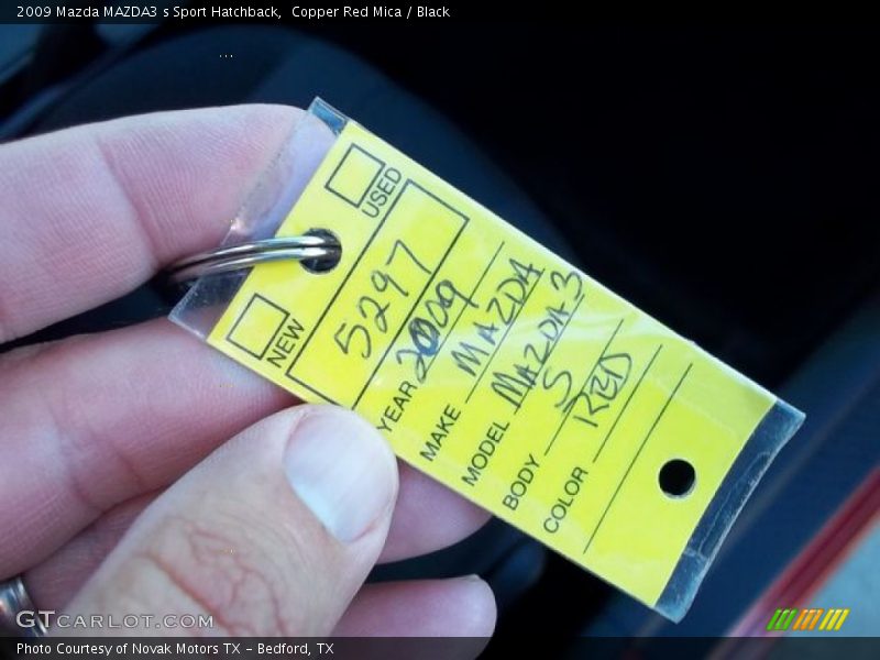 Copper Red Mica / Black 2009 Mazda MAZDA3 s Sport Hatchback