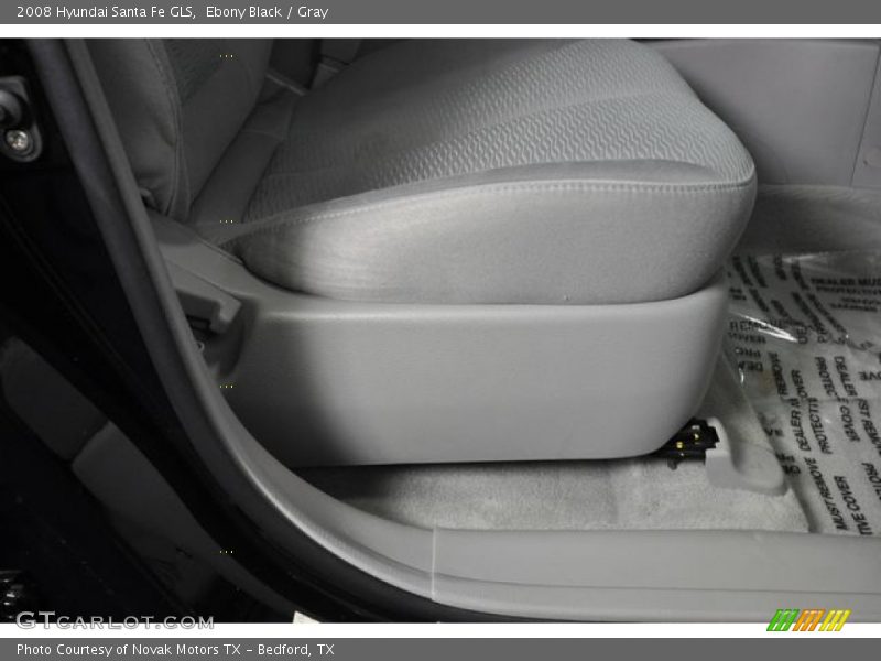 Ebony Black / Gray 2008 Hyundai Santa Fe GLS