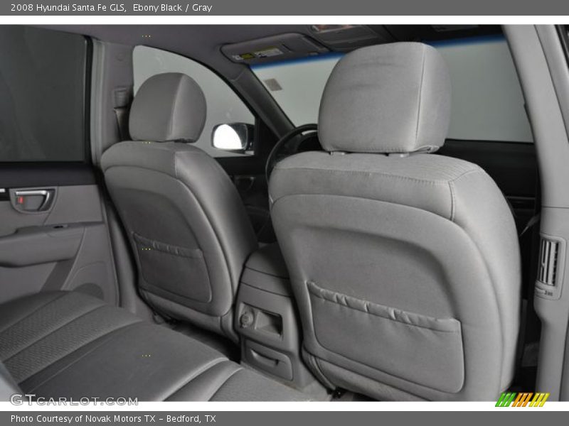 Ebony Black / Gray 2008 Hyundai Santa Fe GLS