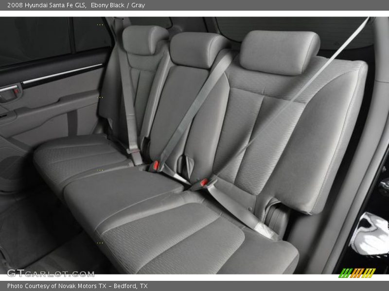 Ebony Black / Gray 2008 Hyundai Santa Fe GLS