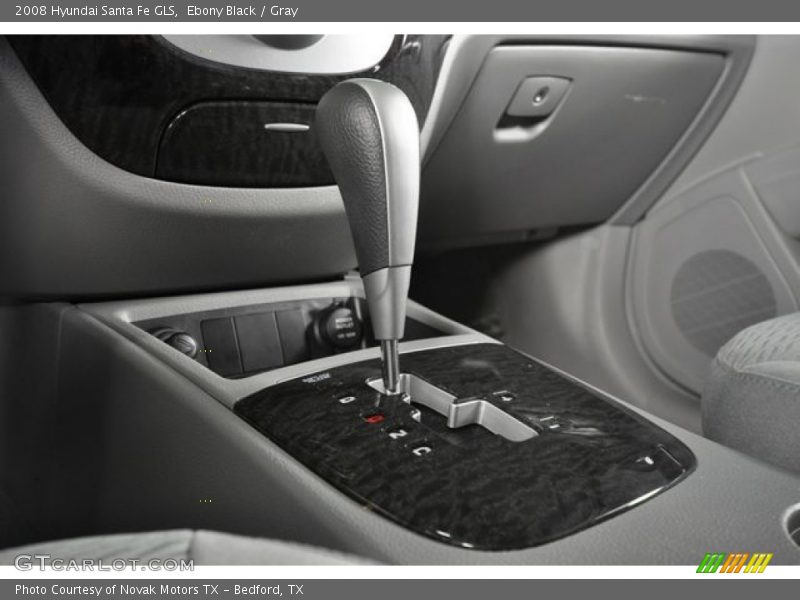 Ebony Black / Gray 2008 Hyundai Santa Fe GLS
