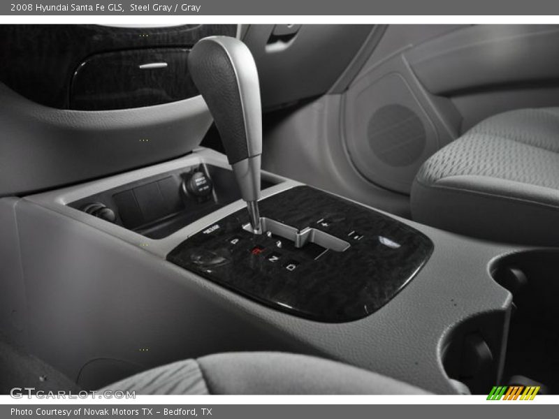 Steel Gray / Gray 2008 Hyundai Santa Fe GLS