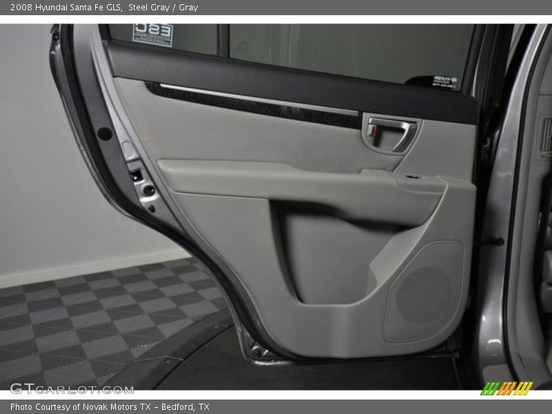 Steel Gray / Gray 2008 Hyundai Santa Fe GLS