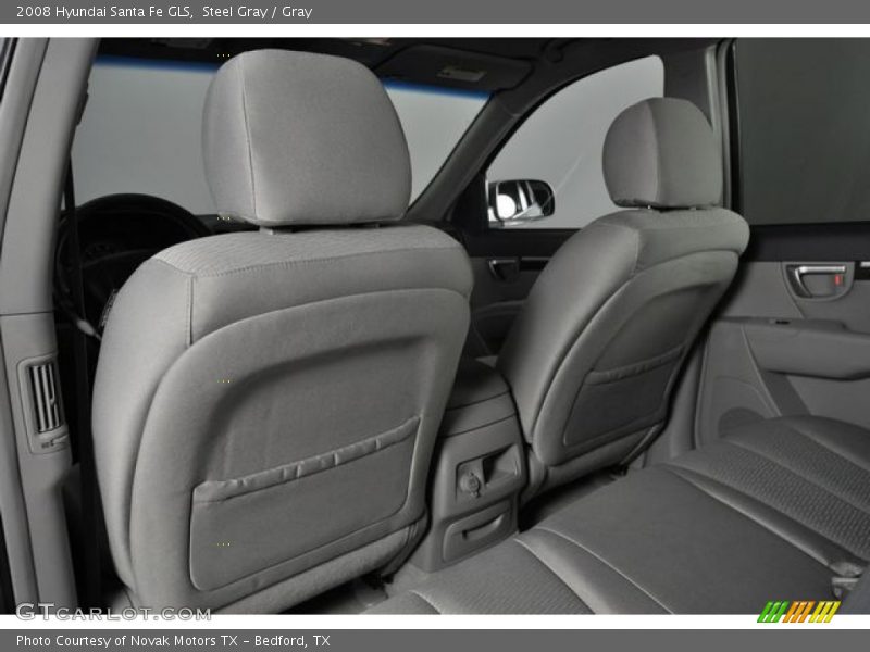 Steel Gray / Gray 2008 Hyundai Santa Fe GLS