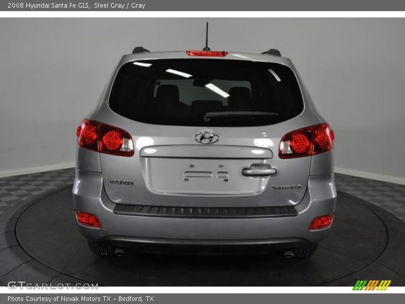 Steel Gray / Gray 2008 Hyundai Santa Fe GLS