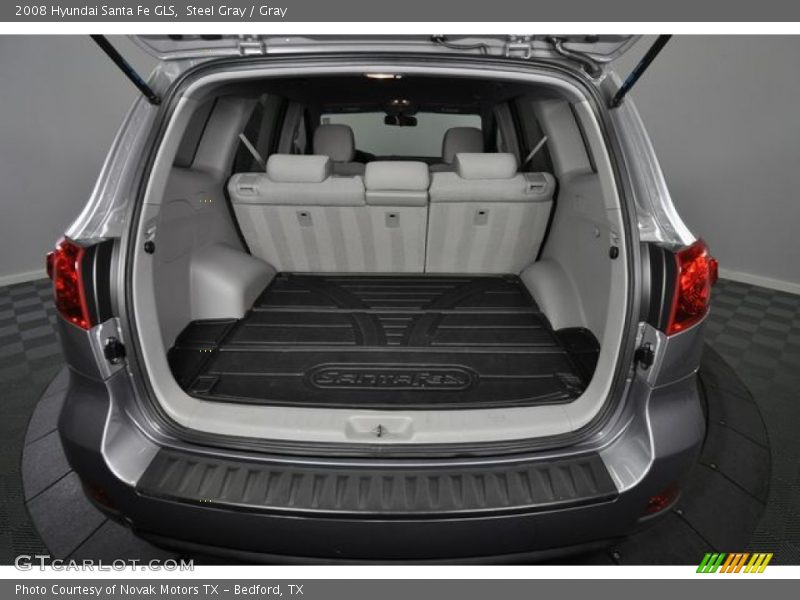 Steel Gray / Gray 2008 Hyundai Santa Fe GLS