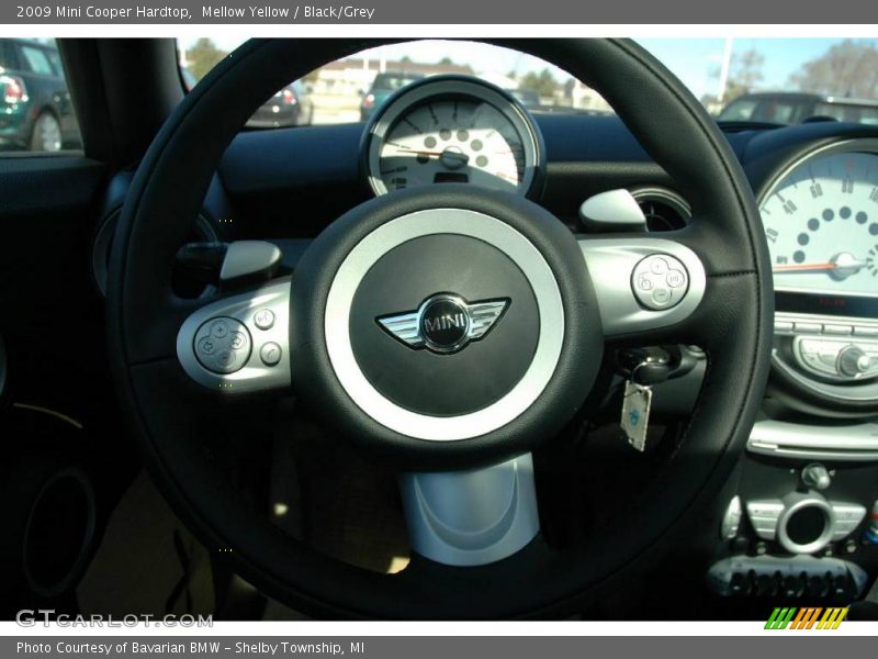 Mellow Yellow / Black/Grey 2009 Mini Cooper Hardtop