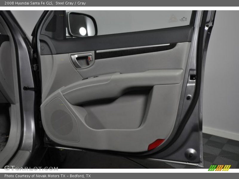 Steel Gray / Gray 2008 Hyundai Santa Fe GLS