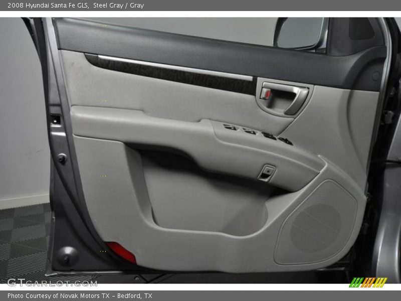 Steel Gray / Gray 2008 Hyundai Santa Fe GLS