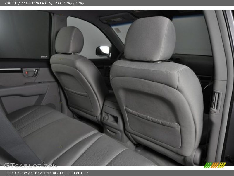 Steel Gray / Gray 2008 Hyundai Santa Fe GLS