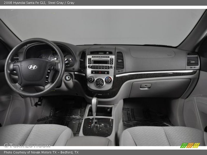 Steel Gray / Gray 2008 Hyundai Santa Fe GLS