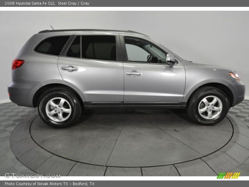 Steel Gray / Gray 2008 Hyundai Santa Fe GLS