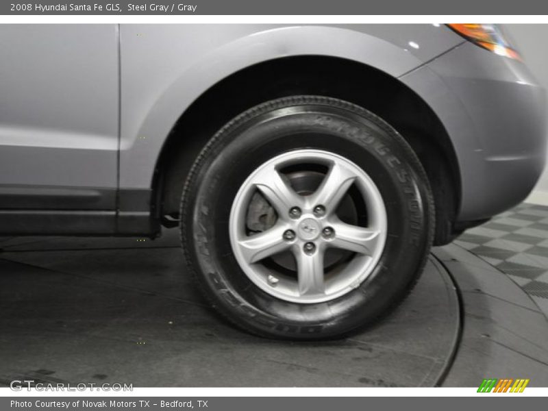 Steel Gray / Gray 2008 Hyundai Santa Fe GLS