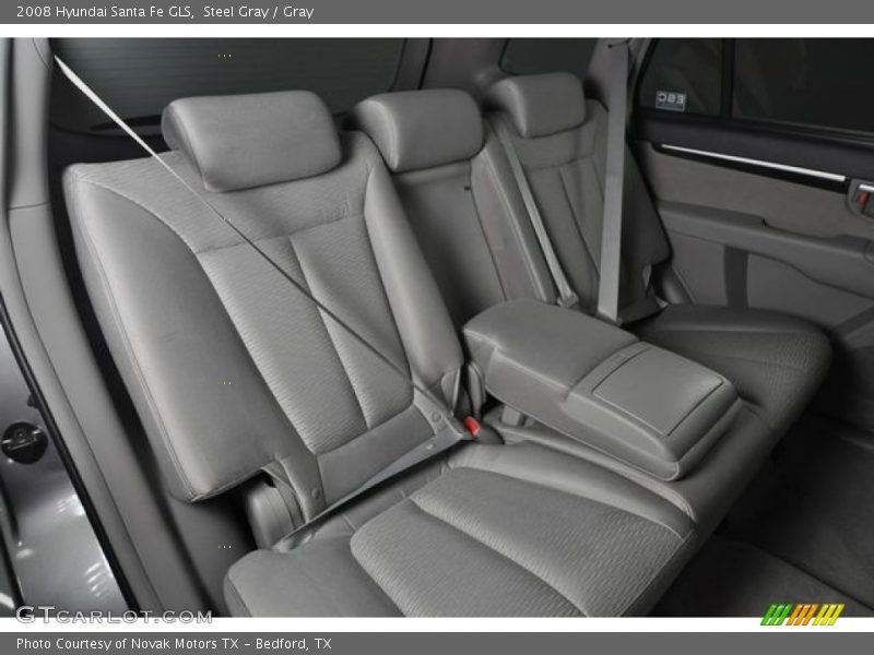 Steel Gray / Gray 2008 Hyundai Santa Fe GLS