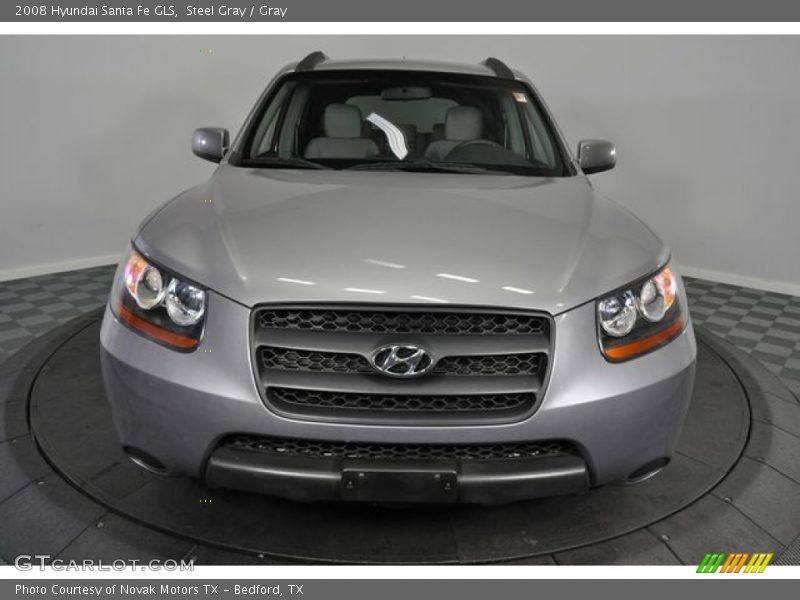 Steel Gray / Gray 2008 Hyundai Santa Fe GLS