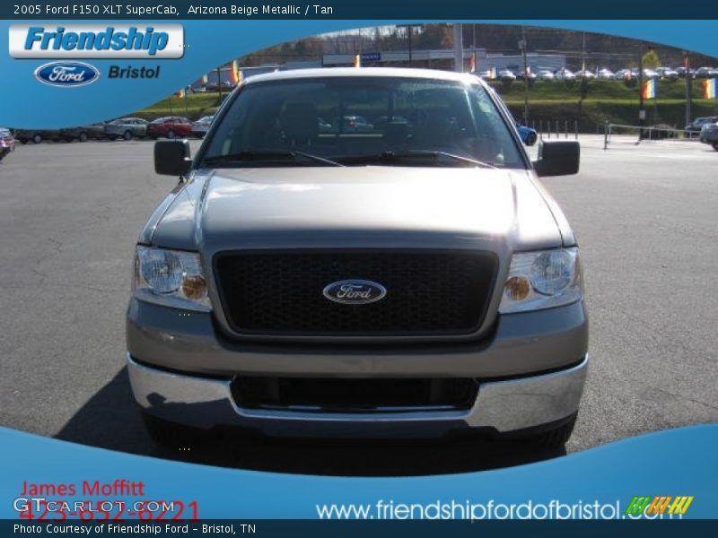 Arizona Beige Metallic / Tan 2005 Ford F150 XLT SuperCab