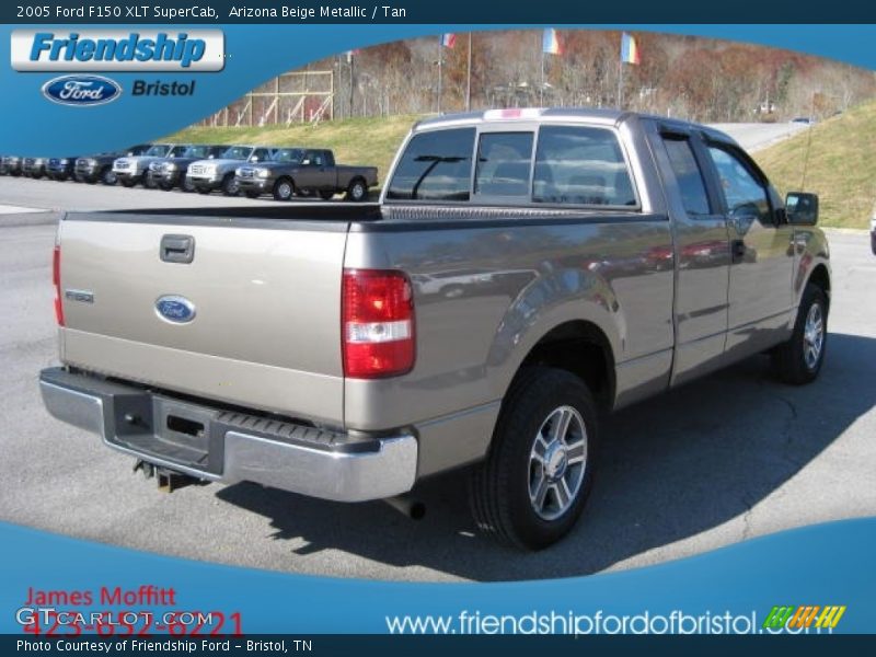 Arizona Beige Metallic / Tan 2005 Ford F150 XLT SuperCab