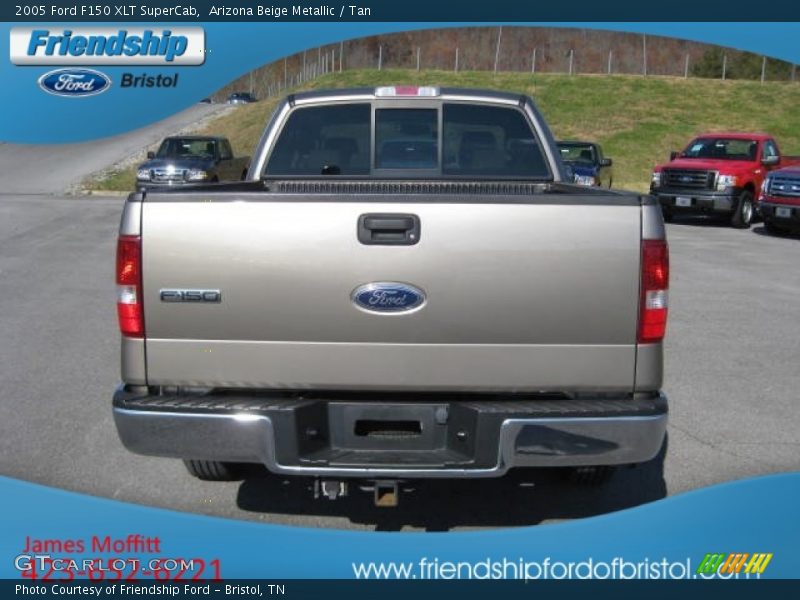 Arizona Beige Metallic / Tan 2005 Ford F150 XLT SuperCab