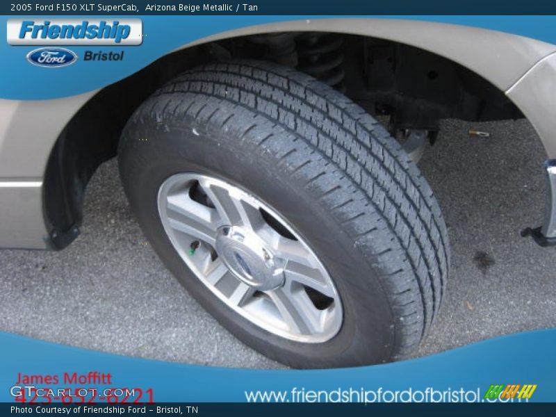 Arizona Beige Metallic / Tan 2005 Ford F150 XLT SuperCab