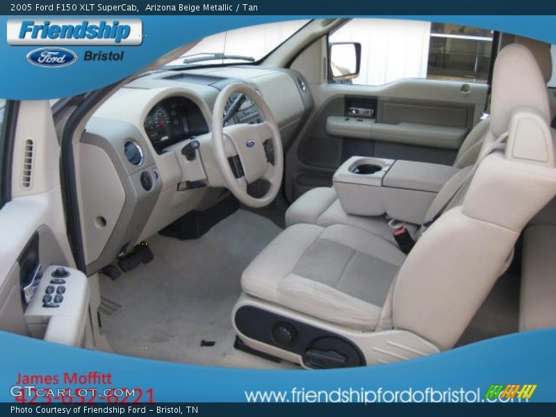 Arizona Beige Metallic / Tan 2005 Ford F150 XLT SuperCab