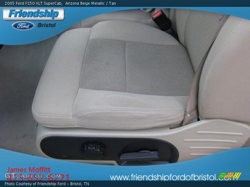 Arizona Beige Metallic / Tan 2005 Ford F150 XLT SuperCab