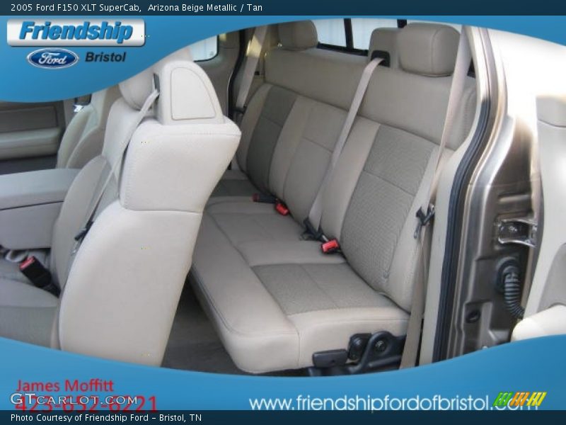 Arizona Beige Metallic / Tan 2005 Ford F150 XLT SuperCab