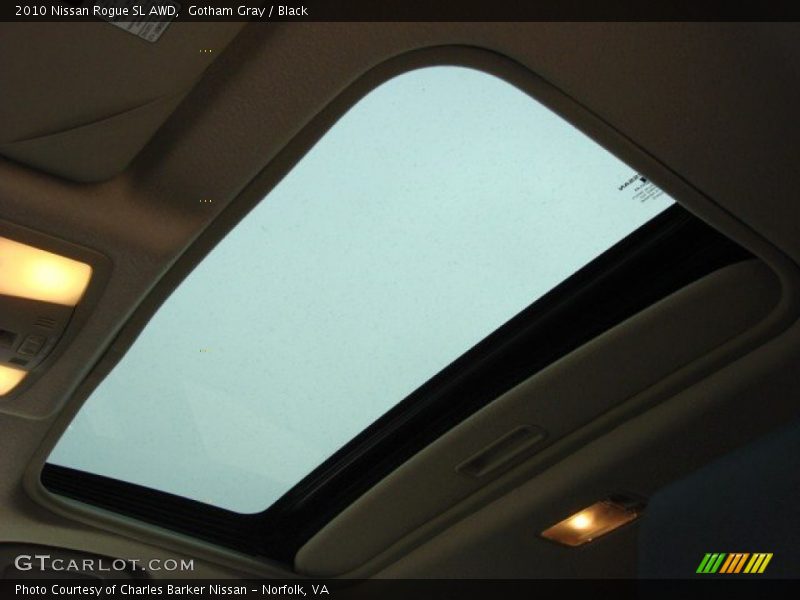 Gotham Gray / Black 2010 Nissan Rogue SL AWD