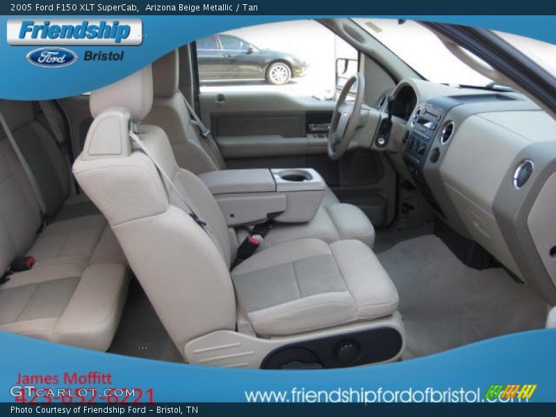Arizona Beige Metallic / Tan 2005 Ford F150 XLT SuperCab