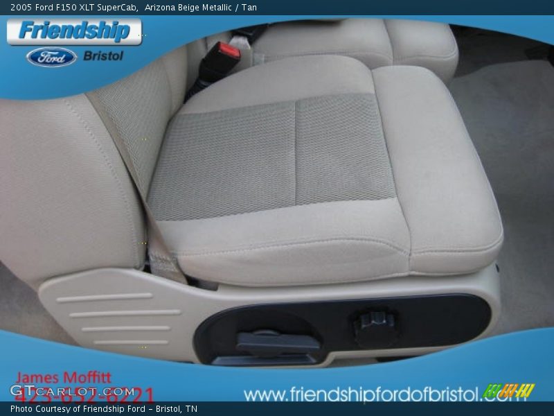 Arizona Beige Metallic / Tan 2005 Ford F150 XLT SuperCab