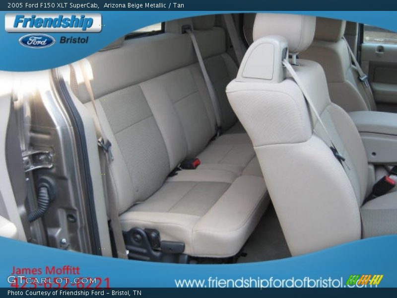 Arizona Beige Metallic / Tan 2005 Ford F150 XLT SuperCab