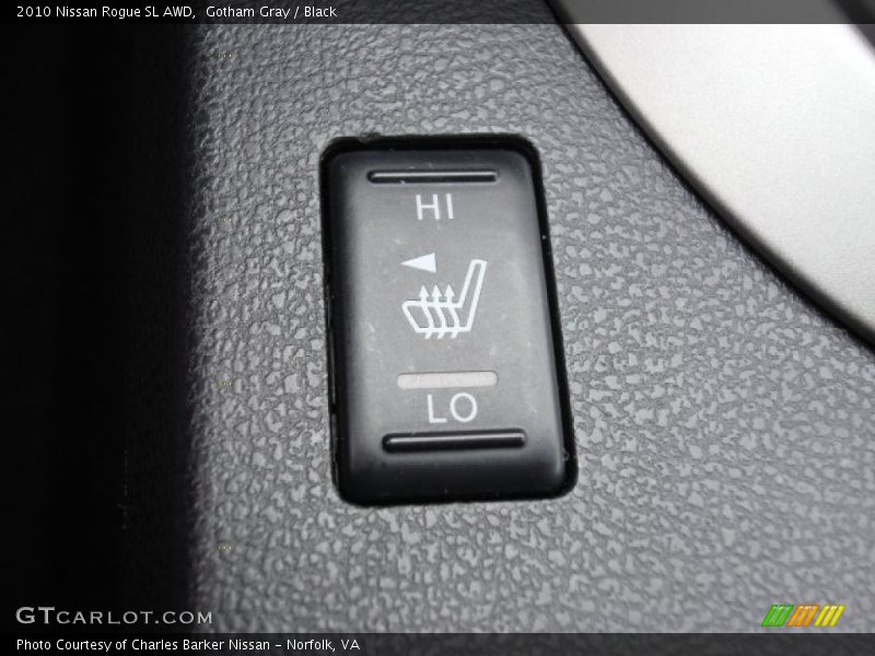 Gotham Gray / Black 2010 Nissan Rogue SL AWD