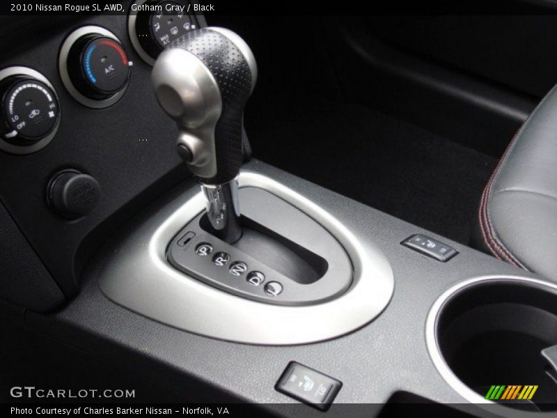 Gotham Gray / Black 2010 Nissan Rogue SL AWD