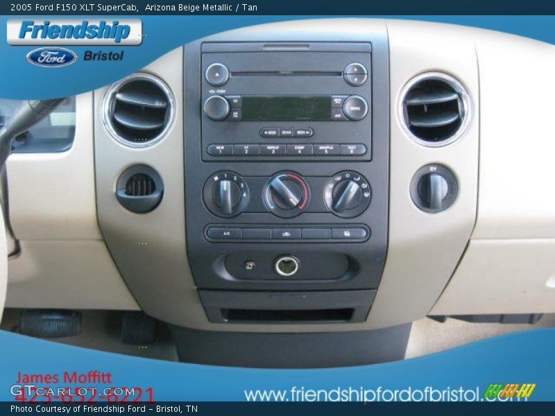 Arizona Beige Metallic / Tan 2005 Ford F150 XLT SuperCab