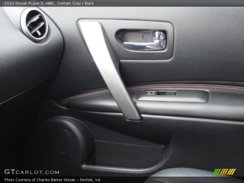 Gotham Gray / Black 2010 Nissan Rogue SL AWD