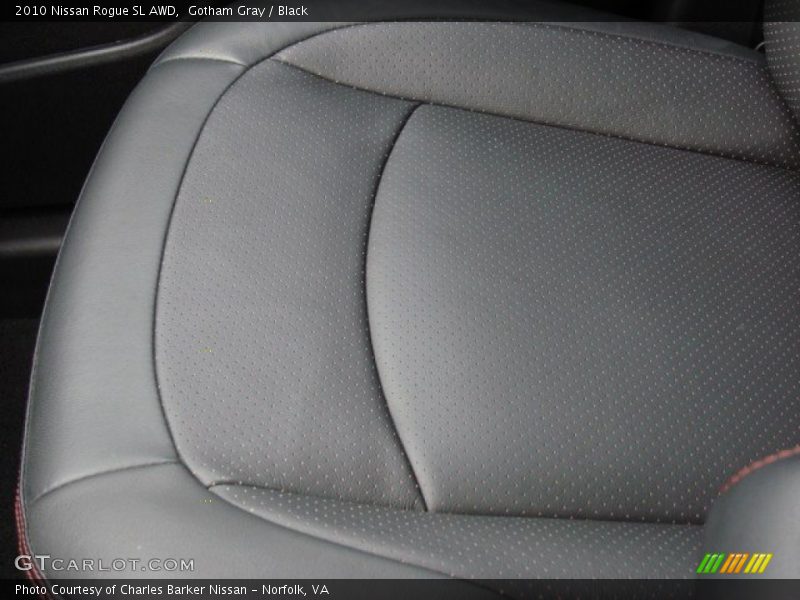 Gotham Gray / Black 2010 Nissan Rogue SL AWD