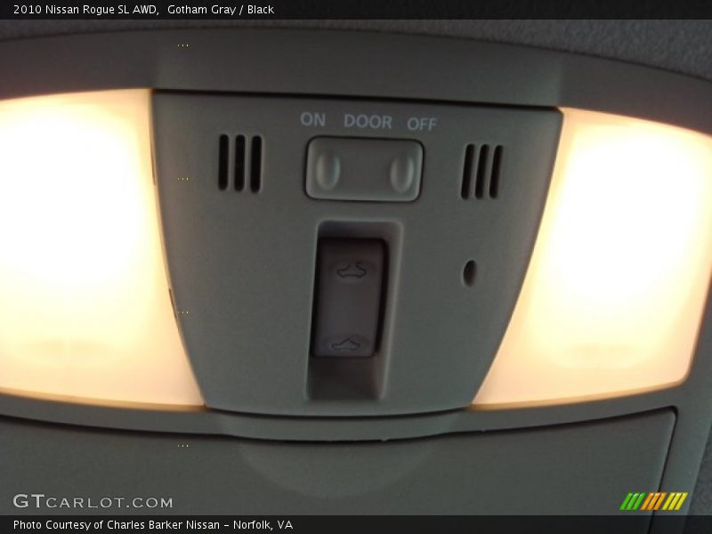 Gotham Gray / Black 2010 Nissan Rogue SL AWD
