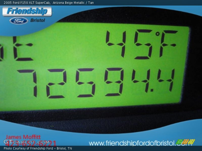Arizona Beige Metallic / Tan 2005 Ford F150 XLT SuperCab