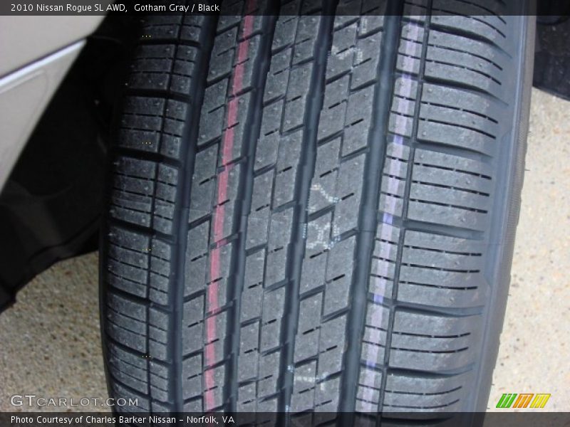 Gotham Gray / Black 2010 Nissan Rogue SL AWD