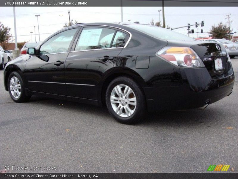 Super Black / Blond 2008 Nissan Altima 2.5 SL