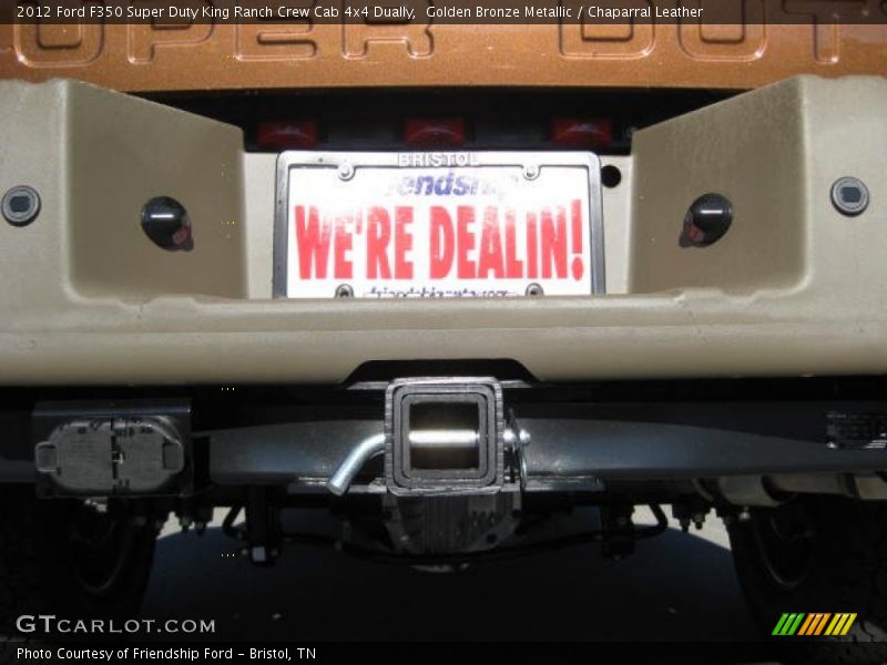 Golden Bronze Metallic / Chaparral Leather 2012 Ford F350 Super Duty King Ranch Crew Cab 4x4 Dually