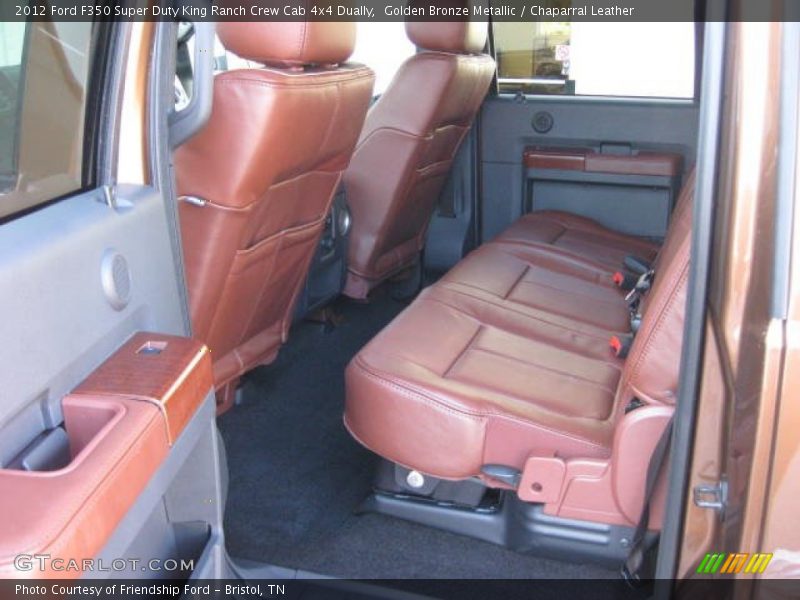  2012 F350 Super Duty King Ranch Crew Cab 4x4 Dually Chaparral Leather Interior