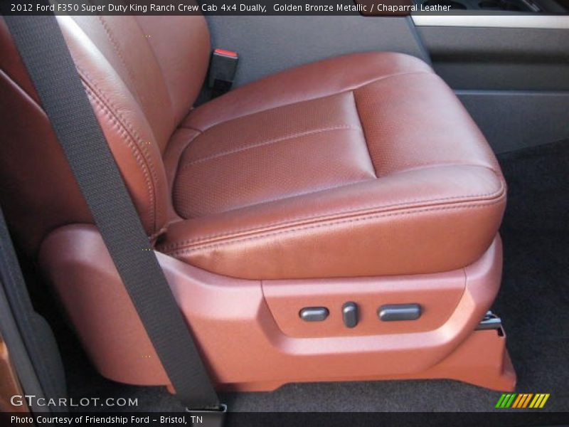  2012 F350 Super Duty King Ranch Crew Cab 4x4 Dually Chaparral Leather Interior
