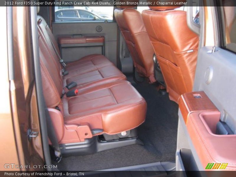  2012 F350 Super Duty King Ranch Crew Cab 4x4 Dually Chaparral Leather Interior