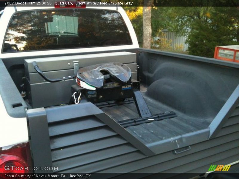 Bright White / Medium Slate Gray 2007 Dodge Ram 2500 SLT Quad Cab