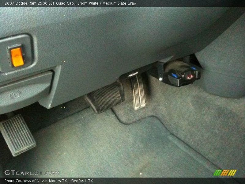 Bright White / Medium Slate Gray 2007 Dodge Ram 2500 SLT Quad Cab