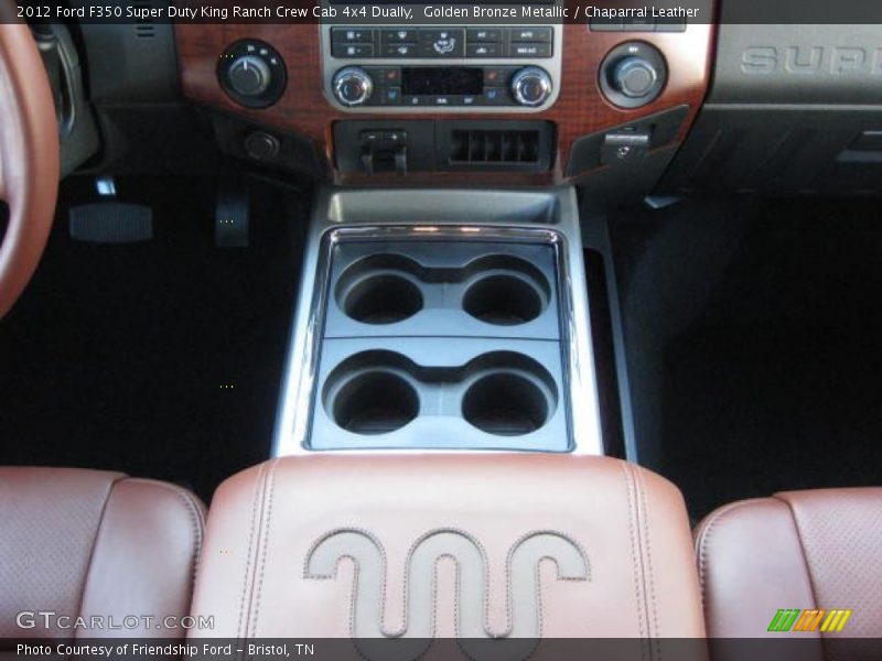 Golden Bronze Metallic / Chaparral Leather 2012 Ford F350 Super Duty King Ranch Crew Cab 4x4 Dually