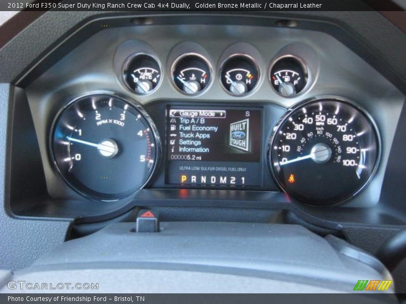 2012 F350 Super Duty King Ranch Crew Cab 4x4 Dually King Ranch Crew Cab 4x4 Dually Gauges