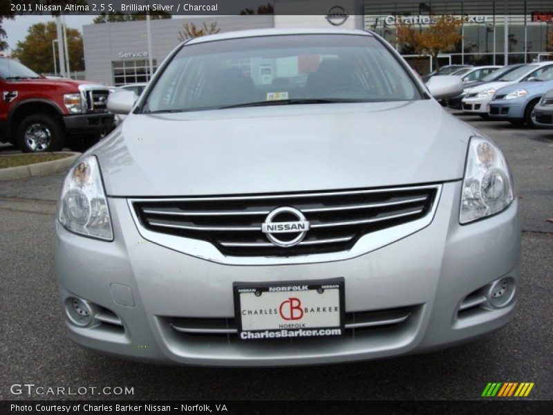 Brilliant Silver / Charcoal 2011 Nissan Altima 2.5 S