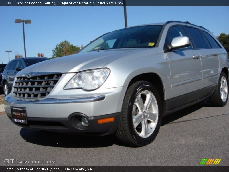 Bright Silver Metallic / Pastel Slate Gray 2007 Chrysler Pacifica Touring